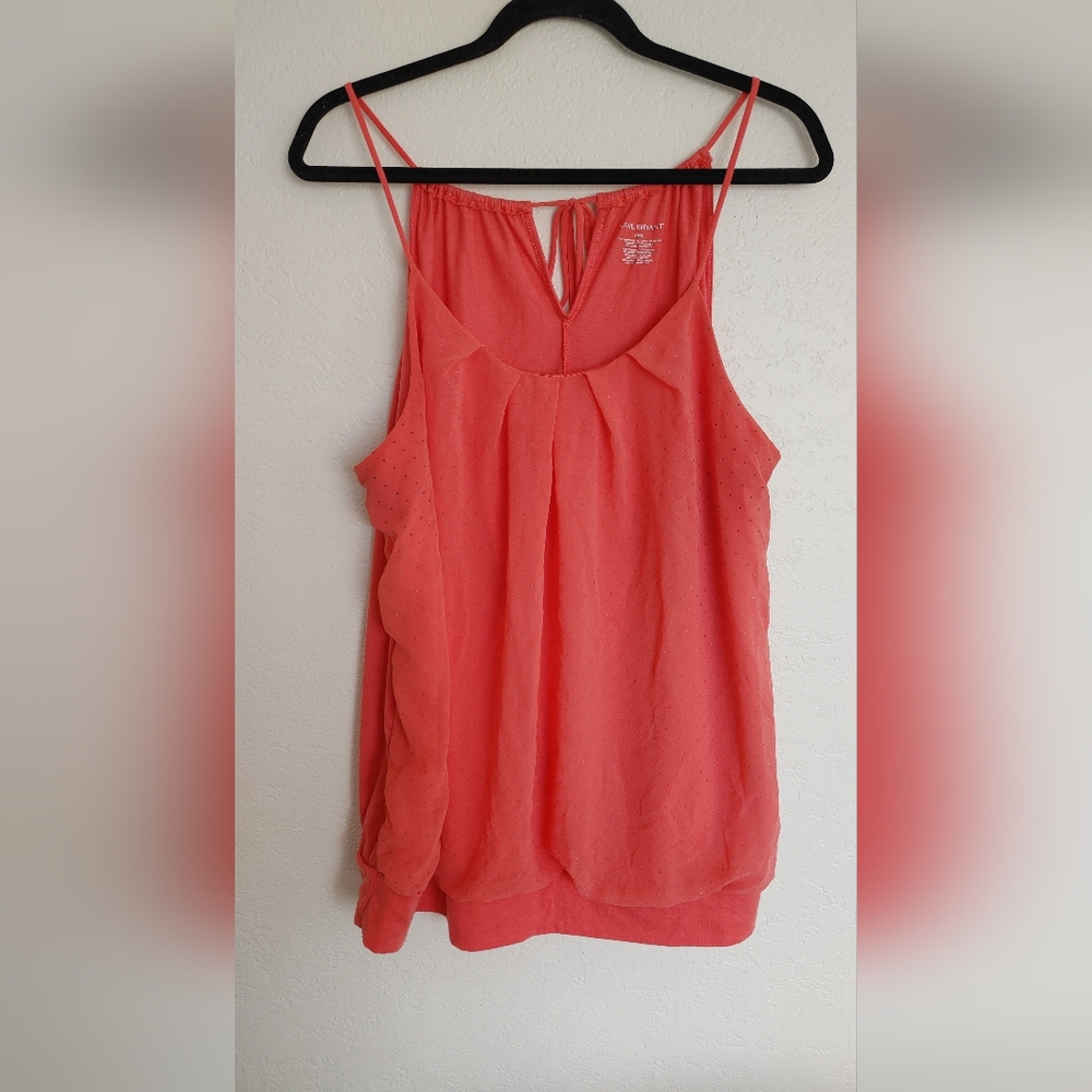 Women's Plus Pink Studded Sleeveless Blouse